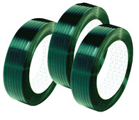 Umreifungsband PET, grün, 12 x 0,60 mm, mit Prägung