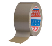 PVC-Selbstklebeband TESA 30 my, braun, Breite 50 mm