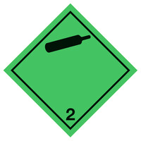 Gefahrgut-Etikette 2.2 PE, Label 2 ohne Text