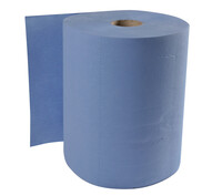 Putztuchrolle blau, 3-lagig, 380 x 375 mm