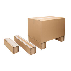 Piedini adesivi in cartone per pallet di lunghezze diverse adatti a scatole, contenitori e intercalari