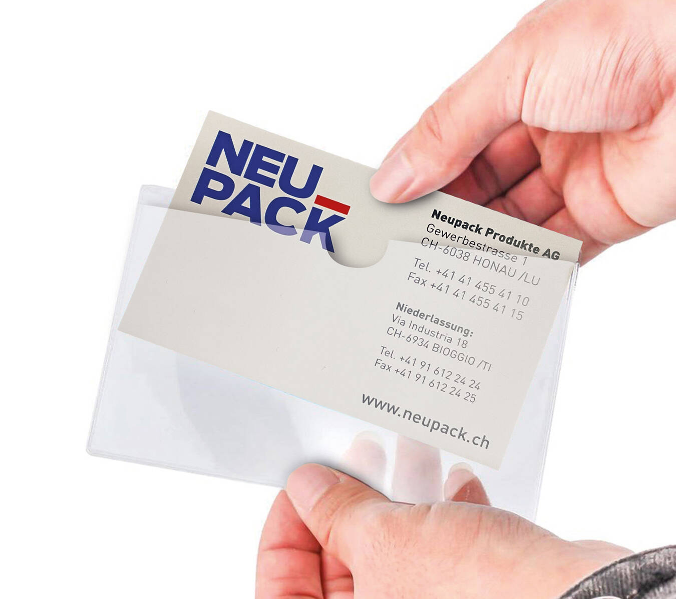 Paquet de 10 porte-cartes transparents / Protecteur de carte