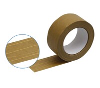 Papier-Selbstklebeband, 135 my, braun, 50 mm x 50 m