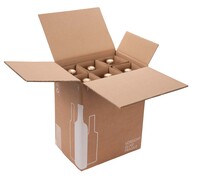 Flaschenversandkarton Systema Cargo®, für 6 Flaschen