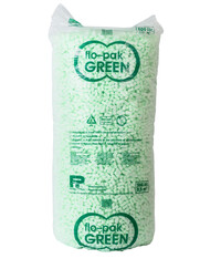 Chips d'imballaggio Flo-Pak Green, sacco da 500 l