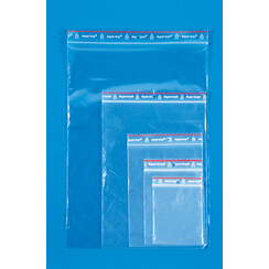 5 sachets plastique zip neutres de 5 formats différentes