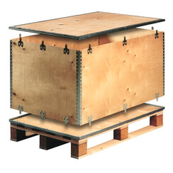 Les caisses en bois contreplaqué Plitec sont mis en place rapidement.