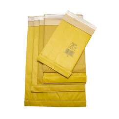 Die 6 auf Lager erhältlichen Formaten von den Papierpolster-Versandtaschen