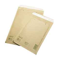 Enveloppes matelassées durables en papier à base d'herbe