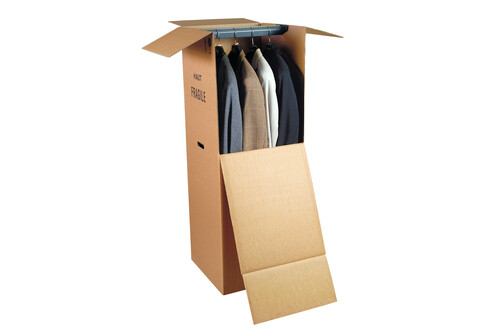 Kleiderbox aus Karton